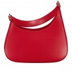 Beuteltasche Ruga Rot, Farbe: rot/weinrot, Marke: Hausfelder Manufaktur, EAN: 4065646021877, Abmessungen in cm: 28x18x7, Bild 3 von 8