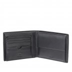Geldbörse Manciano Typhon MH9 Black, Farbe: schwarz, Marke: Joop!, EAN: 4048835224167, Abmessungen in cm: 12x9.5x2, Bild 4 von 5