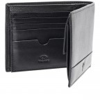 Geldbörse Manciano Typhon MH9 Black, Farbe: schwarz, Marke: Joop!, EAN: 4048835224167, Abmessungen in cm: 12x9.5x2, Bild 3 von 5