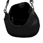 Beuteltasche Schwarz, Farbe: schwarz, Marke: Hausfelder Manufaktur, EAN: 4065646021884, Abmessungen in cm: 23.5x27x16, Bild 7 von 7