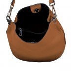 Beuteltasche Hellbraun, Farbe: braun, Marke: Hausfelder Manufaktur, EAN: 4065646021891, Abmessungen in cm: 23.5x27x16, Bild 7 von 7
