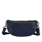 Gürteltasche mit Silberfittings Dunkelblau, Farbe: blau/petrol, Marke: Hausfelder Manufaktur, EAN: 4065646021976, Abmessungen in cm: 25x14x8, Bild 3 von 6