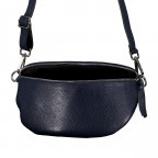 Gürteltasche mit Silberfittings Dunkelblau, Farbe: blau/petrol, Marke: Hausfelder Manufaktur, EAN: 4065646021976, Abmessungen in cm: 25x14x8, Bild 6 von 6