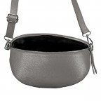 Gürteltasche mit Silberfittings Dunkelgrau, Farbe: grau, Marke: Hausfelder Manufaktur, EAN: 4065646021983, Abmessungen in cm: 25x14x8, Bild 6 von 6