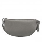 Gürteltasche mit Silberfittings Dunkelgrau, Farbe: grau, Marke: Hausfelder Manufaktur, EAN: 4065646021983, Abmessungen in cm: 25x14x8, Bild 3 von 6