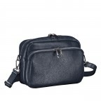 Umhängetasche Dunkelblau, Farbe: blau/petrol, Marke: Hausfelder Manufaktur, EAN: 4065646022072, Abmessungen in cm: 22x16x6.5, Bild 2 von 6