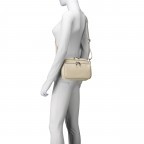 Umhängetasche Beige, Farbe: beige, Marke: Hausfelder Manufaktur, EAN: 4065646022102, Abmessungen in cm: 22x16x6.5, Bild 5 von 6