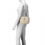 Umhängetasche Beige, Farbe: beige, Marke: Hausfelder Manufaktur, EAN: 4065646022102, Abmessungen in cm: 22x16x6.5, Bild 4 von 6