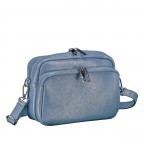 Umhängetasche Hellblau, Farbe: blau/petrol, Marke: Hausfelder Manufaktur, EAN: 4065646022126, Abmessungen in cm: 22x16x6.5, Bild 2 von 6
