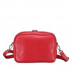 Umhängetasche Rot, Farbe: rot/weinrot, Marke: Hausfelder Manufaktur, EAN: 4065646022133, Abmessungen in cm: 22x16x6.5, Bild 3 von 6