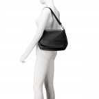 Satteltasche Schwarz, Farbe: schwarz, Marke: Hausfelder Manufaktur, EAN: 4065646022140, Abmessungen in cm: 30x22x10.5, Bild 4 von 7