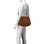 Satteltasche Hellbraun, Farbe: braun, Marke: Hausfelder Manufaktur, EAN: 4065646022164, Abmessungen in cm: 30x22x10.5, Bild 6 von 7