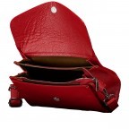 Umhängetasche Rot, Farbe: rot/weinrot, Marke: Hausfelder Manufaktur, EAN: 4065646022249, Abmessungen in cm: 27x16.5x10.5, Bild 8 von 8