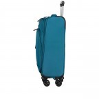 Koffer T24 Größe 55 cm Petrol, Farbe: blau/petrol, Marke: Franky, EAN: 4251885954971, Abmessungen in cm: 57.5x41x22.5, Bild 3 von 9