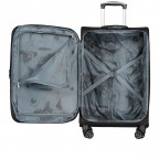 Koffer T24 Größe 69,5 cm Black, Farbe: schwarz, Marke: Franky, EAN: 4251885954926, Abmessungen in cm: 44x69.5x28.5, Bild 7 von 8