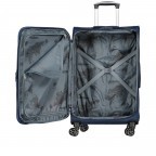 Koffer T24 Größe 69,5 cm Dark Blue, Farbe: blau/petrol, Marke: Franky, EAN: 4251885954957, Abmessungen in cm: 44x69.5x28.5, Bild 7 von 8