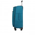 Koffer T24 Größe 69,5 cm Petrol, Farbe: blau/petrol, Marke: Franky, EAN: 4251885954988, Abmessungen in cm: 44x69.5x28.5, Bild 3 von 8