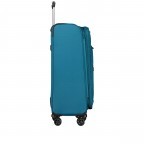 Koffer T24 Größe 69,5 cm Petrol, Farbe: blau/petrol, Marke: Franky, EAN: 4251885954988, Abmessungen in cm: 44x69.5x28.5, Bild 4 von 8