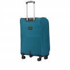 Koffer T24 Größe 69,5 cm Petrol, Farbe: blau/petrol, Marke: Franky, EAN: 4251885954988, Abmessungen in cm: 44x69.5x28.5, Bild 6 von 8