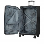 Koffer T24 Größe 80 cm Black, Farbe: schwarz, Marke: Franky, EAN: 4251885954919, Abmessungen in cm: 48x80x33, Bild 7 von 8