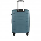 Koffer Franklin 66 cm Graublau, Farbe: blau/petrol, Marke: Flanigan, EAN: 4048171010394, Abmessungen in cm: 45x66x26, Bild 3 von 5