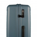 Koffer Franklin 76 cm Graublau, Farbe: blau/petrol, Marke: Flanigan, EAN: 4048171010424, Abmessungen in cm: 51x76x29, Bild 5 von 5