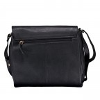 Umhängetasche Nappa mit Goldfittings Black, Farbe: schwarz, Marke: Hausfelder Manufaktur, EAN: 4065646020580, Abmessungen in cm: 26.5x24x6, Bild 3 von 6