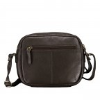 Umhängetasche Nappa Camera Bag mit Goldfittings Dunkelbraun, Farbe: braun, Marke: Hausfelder Manufaktur, EAN: 4065646020634, Abmessungen in cm: 22x17.5x5.5, Bild 3 von 6