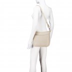 Umhängetasche Nappa Beige, Farbe: beige, Marke: Hausfelder Manufaktur, EAN: 4065646020658, Abmessungen in cm: 26.5x25x7.5, Bild 4 von 6
