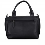 Handtasche Nappa Schwarz, Farbe: schwarz, Marke: Hausfelder Manufaktur, EAN: 4065646020672, Abmessungen in cm: 28x21x12, Bild 3 von 7
