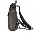 Rucksack Nappa Dunkelgrau, Farbe: grau, Marke: Hausfelder Manufaktur, EAN: 4065646022522, Abmessungen in cm: 24.5x31x9.5, Bild 3 von 6