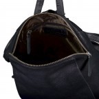 Rucksack Nappa Schwarz, Farbe: schwarz, Marke: Hausfelder Manufaktur, EAN: 4065646022539, Abmessungen in cm: 27x31x14, Bild 6 von 6
