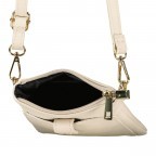 Umhängetasche / Handytasche mit Silberfittings Beige, Farbe: beige, Marke: Hausfelder Manufaktur, EAN: 4065646022294, Abmessungen in cm: 14.5x21x1.7, Bild 6 von 6