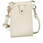 Umhängetasche / Handytasche mit Goldfittings Beige, Farbe: beige, Marke: Hausfelder Manufaktur, EAN: 4065646022331, Abmessungen in cm: 14.5x21x1.7, Bild 2 von 6
