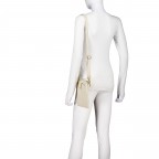 Umhängetasche / Handytasche mit Goldfittings Beige, Farbe: beige, Marke: Hausfelder Manufaktur, EAN: 4065646022331, Abmessungen in cm: 14.5x21x1.7, Bild 4 von 6