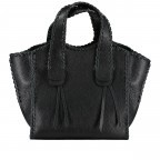 Handtasche mit herausnehmbarer Tasche Schwarz, Farbe: schwarz, Marke: Hausfelder Manufaktur, EAN: 4065646022423, Abmessungen in cm: 26x26x12, Bild 3 von 8