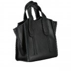 Handtasche mit herausnehmbarer Tasche Schwarz, Farbe: schwarz, Marke: Hausfelder Manufaktur, EAN: 4065646022423, Abmessungen in cm: 26x26x12, Bild 2 von 8
