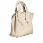 Handtasche mit herausnehmbarer Tasche Beige, Farbe: beige, Marke: Hausfelder Manufaktur, EAN: 4065646022447, Abmessungen in cm: 26x26x12, Bild 2 von 8