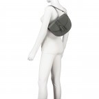 Satteltasche Dunkelgrau, Farbe: grau, Marke: Hausfelder Manufaktur, EAN: 4065646022461, Abmessungen in cm: 28x20x7.5, Bild 5 von 8