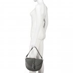Satteltasche Dunkelgrau, Farbe: grau, Marke: Hausfelder Manufaktur, EAN: 4065646022461, Abmessungen in cm: 28x20x7.5, Bild 4 von 8