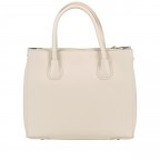 Handtasche mit Goldfittings Beige, Farbe: beige, Marke: Hausfelder Manufaktur, EAN: 4065646022508, Abmessungen in cm: 31.5x27x14, Bild 3 von 7