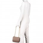 Umhängetasche Ocarina, Farbe: schwarz, taupe/khaki, rot/weinrot, beige, weiß, Marke: Valentino Bags, Abmessungen in cm: 20x15x7, Bild 4 von 8
