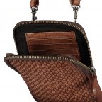 Handytasche Soft-Weaving Edith B3.2323 mit Schulterriemen Dark Ash, Farbe: anthrazit, Marke: Harbour 2nd, EAN: 4046478048164, Abmessungen in cm: 10x16.3x1.5, Bild 6 von 7
