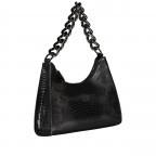 Umhängetasche Black Kroko, Farbe: schwarz, Marke: Guess, EAN: 0190231517467, Abmessungen in cm: 27x21x7, Bild 2 von 8