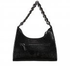 Umhängetasche Black Kroko, Farbe: schwarz, Marke: Guess, EAN: 0190231517467, Abmessungen in cm: 27x21x7, Bild 3 von 8