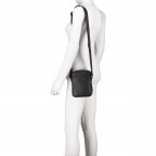 Umhängetasche Cardona Rafael XSVZ1, Farbe: schwarz, braun, Marke: Joop!, Abmessungen in cm: 14.5x19x5.5, Bild 4 von 6