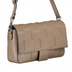 Umhängetasche Taupe, Farbe: taupe/khaki, Marke: Hausfelder Manufaktur, EAN: 4065646006027, Abmessungen in cm: 26x16x6, Bild 2 von 7