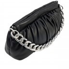 Umhängetasche / Clutch Soft Volume Ruby Silky Leather Black, Farbe: schwarz, Marke: Les Visionnaires, EAN: 4260711670046, Abmessungen in cm: 32x16x10, Bild 3 von 6