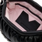 Umhängetasche / Clutch Soft Volume Ruby Silky Leather Black, Farbe: schwarz, Marke: Les Visionnaires, EAN: 4260711670046, Abmessungen in cm: 32x16x10, Bild 5 von 6