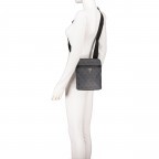 Umhängetasche Milano mit Tabletfach Dark Black, Farbe: schwarz, Marke: Guess, EAN: 7621701037640, Abmessungen in cm: 20x23x3, Bild 5 von 8